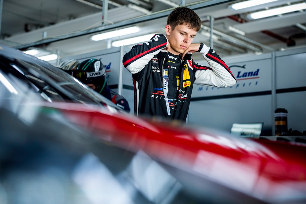 Bastian Buus optimistisk forud for DTM-kamp på Nürburgring.
(Foto: Land-Motorsport)